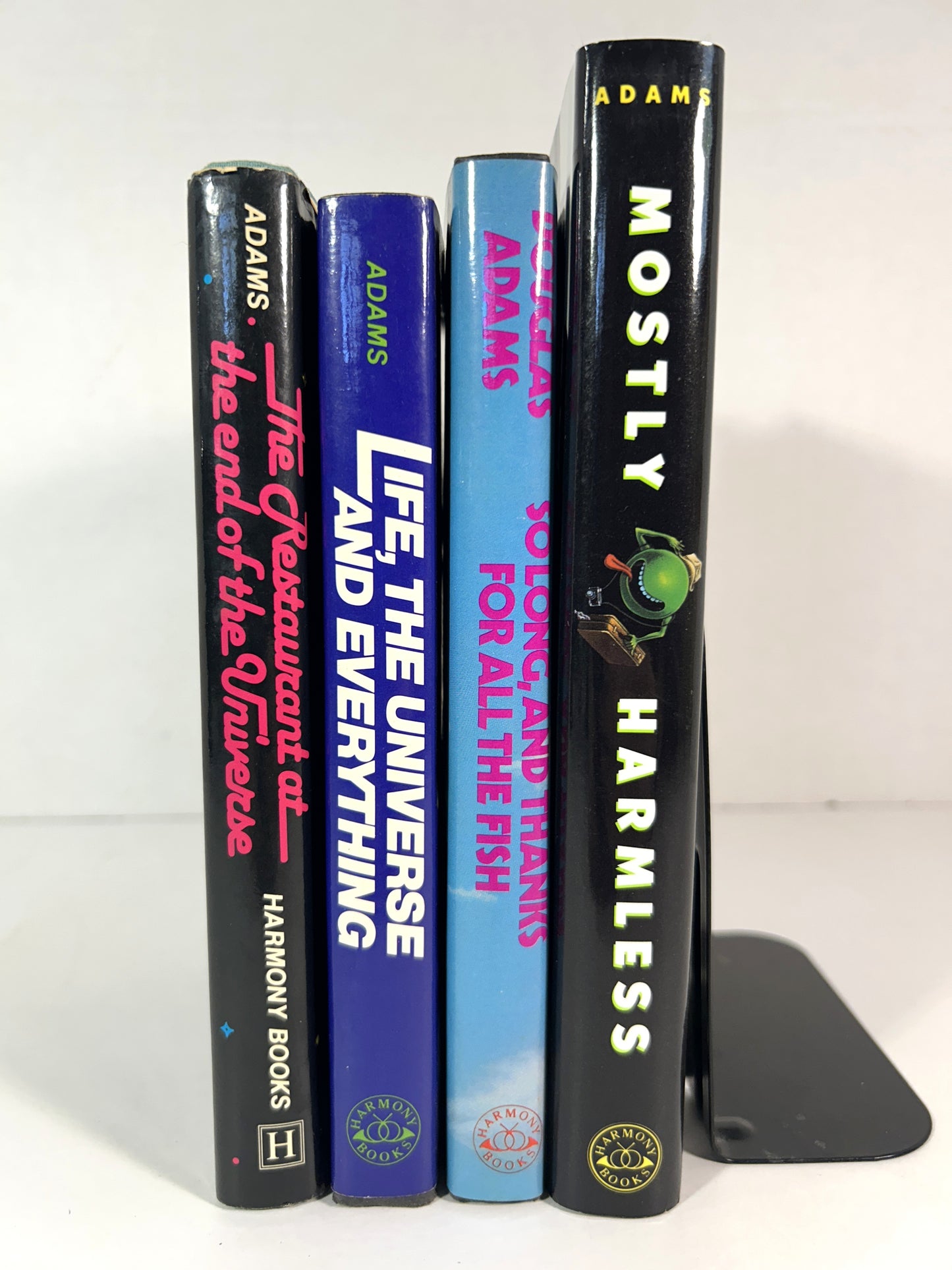 Set of 4 Hitch-Hiker's Guide to the Galaxy by Douglas Adams 1980-1992 1st Editions