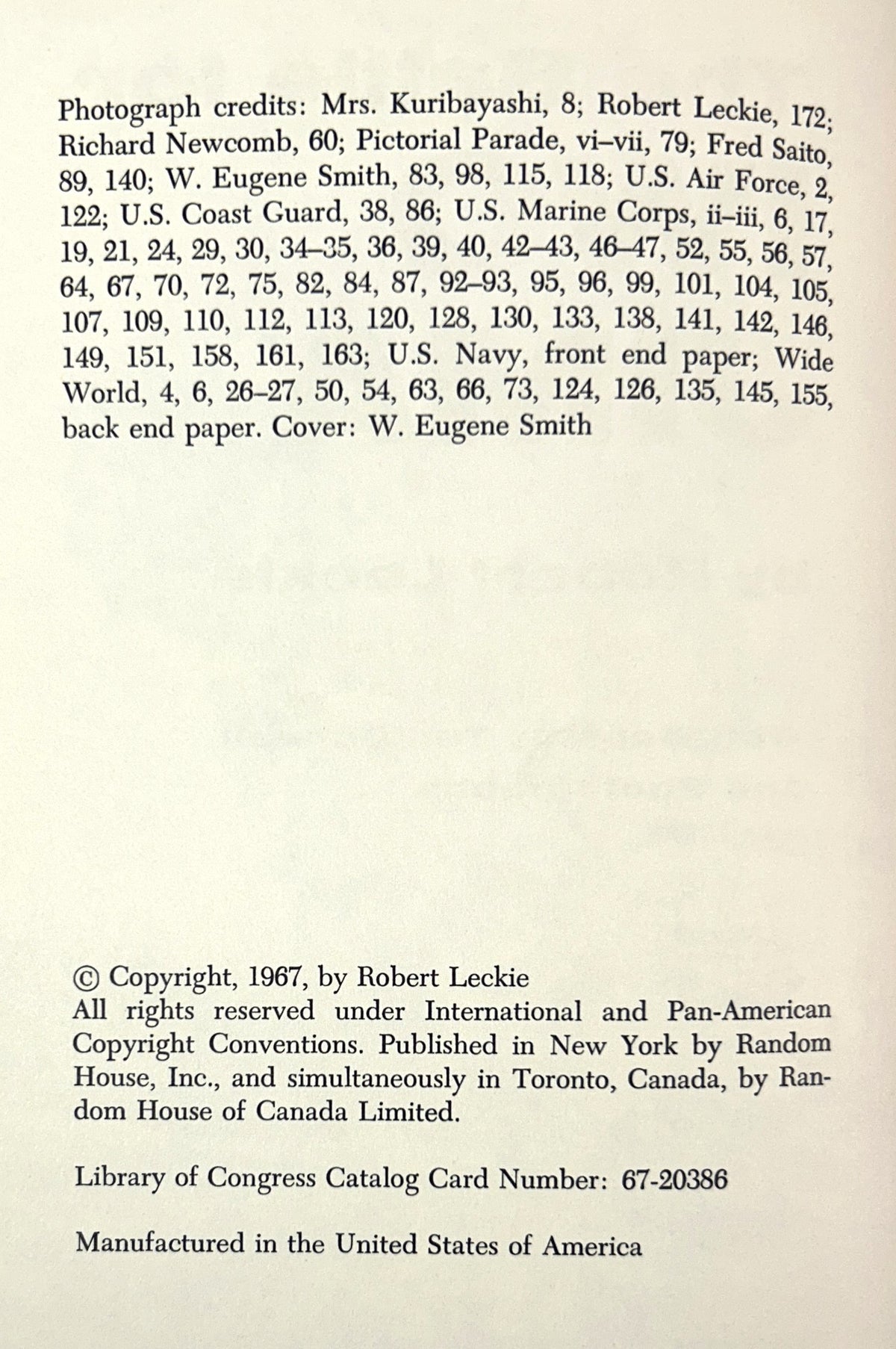 Landmark #118: Battle for Iwo Jima by Robert Leckie 1967