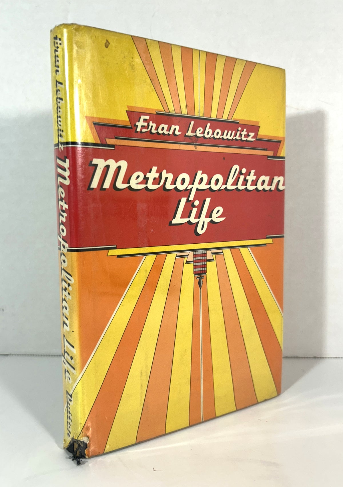 Metropolitan Life by Fran Lebowitz 1978 SIGNED