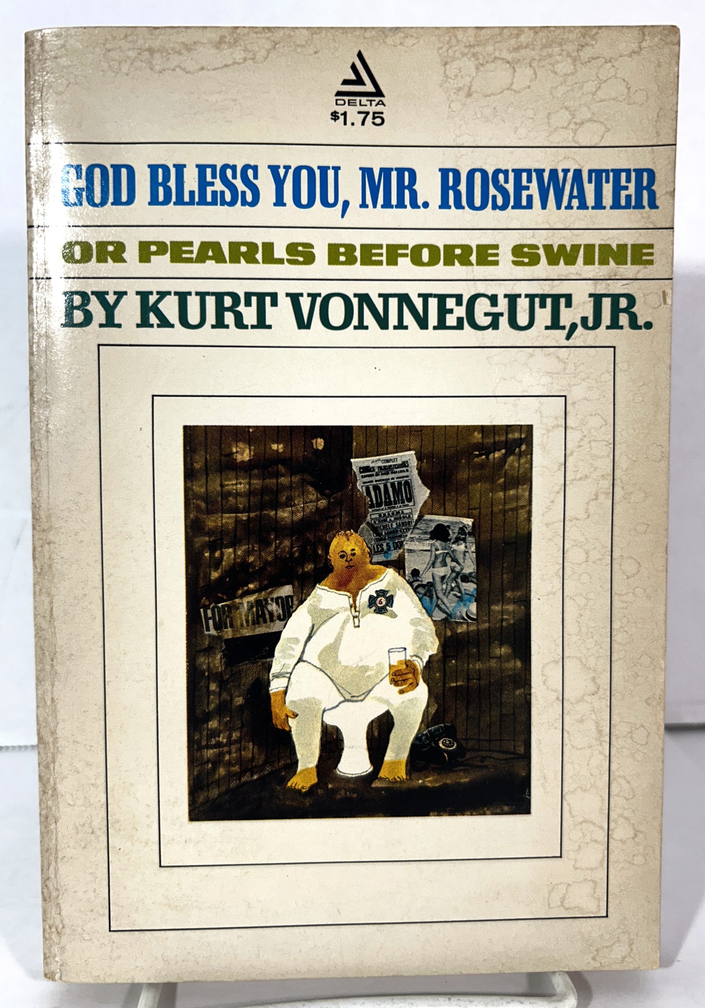 God Bless You, Mr. Rosewater by Kurt Vonnegut, Jr. 1966 2nd Print