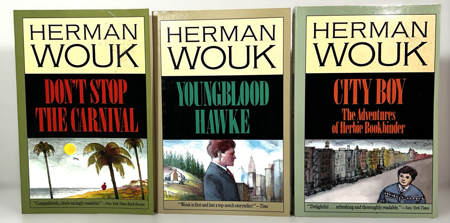 Set of 3 Herman Wouk Works circa 1990s