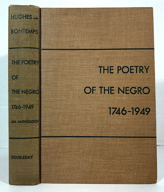 The Poetry of the Negro 1746-1949 by Langston Hughes & Arna Bontemps 1949