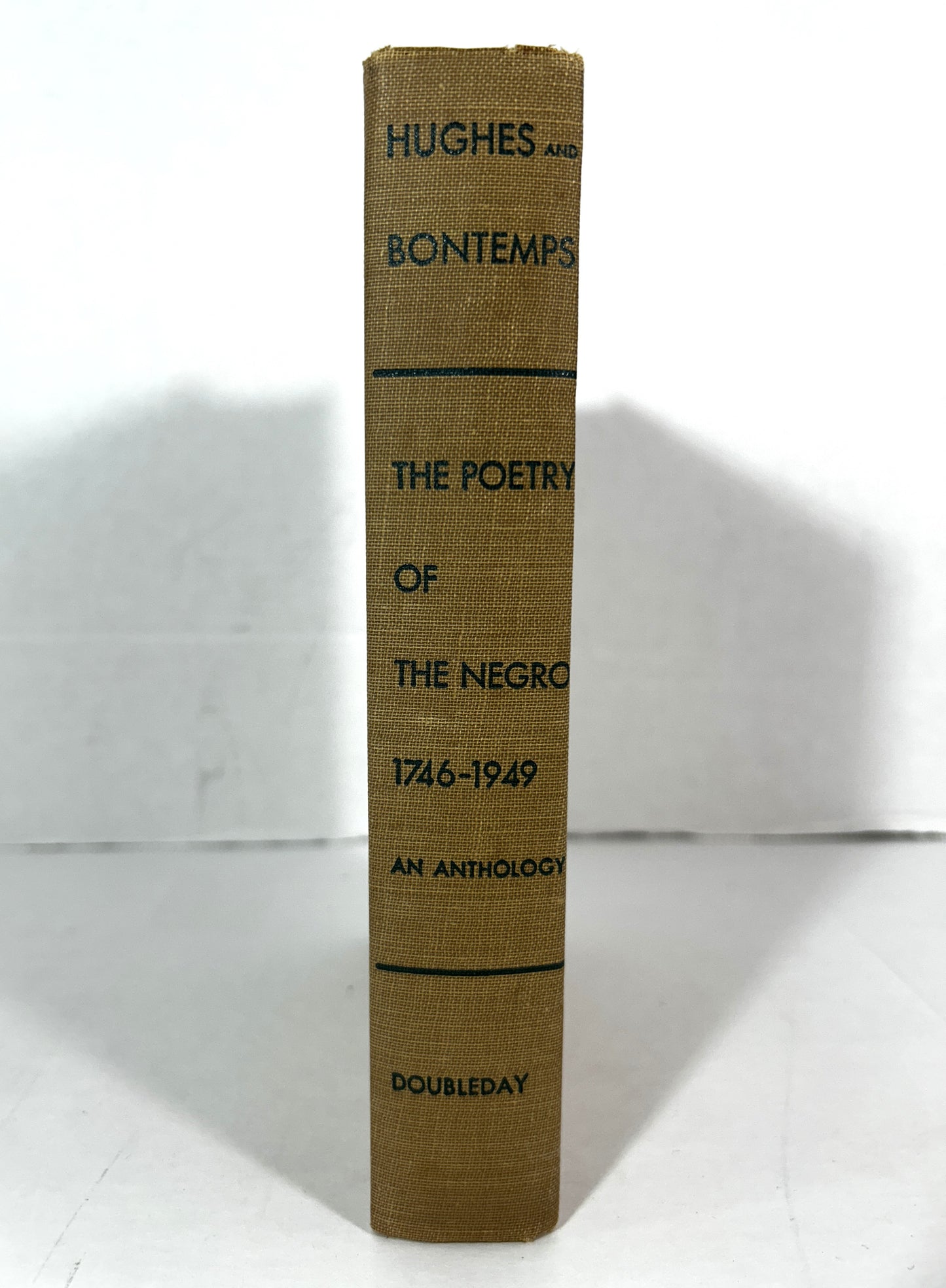 The Poetry of the Negro 1746-1949 by Langston Hughes & Arna Bontemps 1949