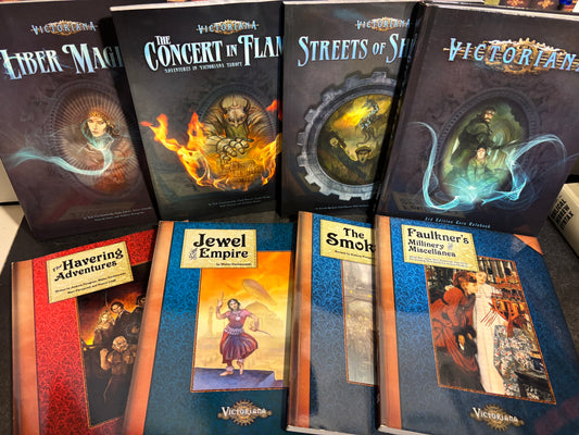Victoriana RPG 8 Volume Rulebook Set - Cubicle Seven Games