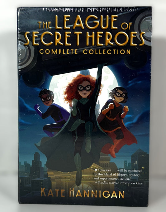 The League of Secret Heroes Complete Collection by Kate Hannigan Box Set 2022 SEALED