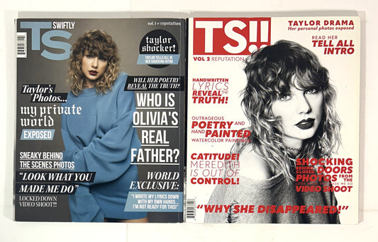 Set of 2 Reputation Taylor Swift Magazine NO CDs