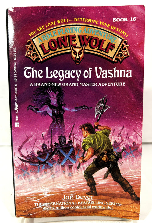The Legacy of Vashna (Lone Wolf #16) by Joe Dever 1993