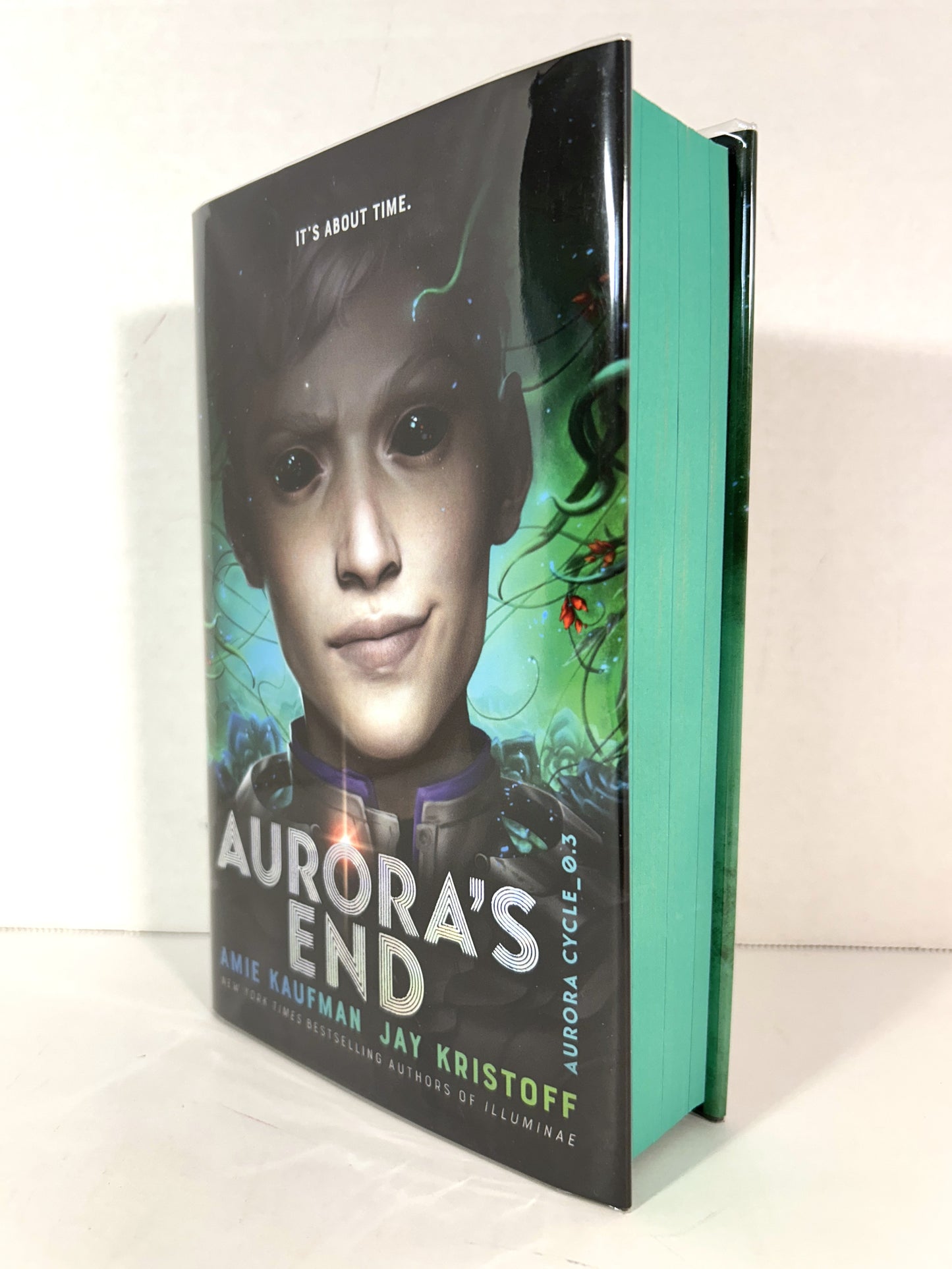 Aurora's End (Aurora Cycle #3) by Jay Kristoff + Amie Kaufman 2021 Hardcover SIGNED x2 Limited Ed #1325/1500 SPRAYED EDGES