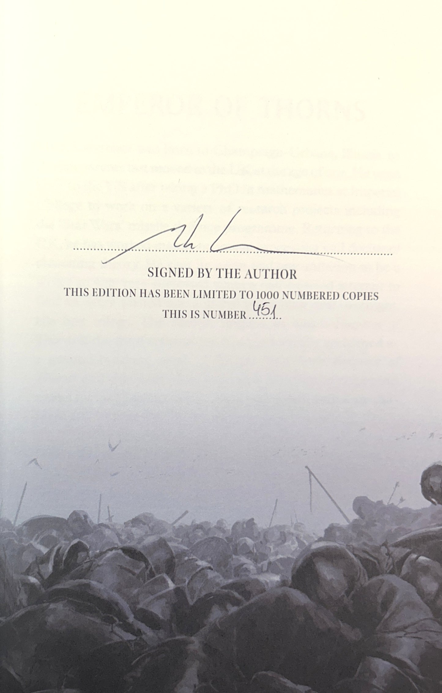 Complete Broken Empire Trilogy by Mark Lawrence SIGNED 2 Limited Editions