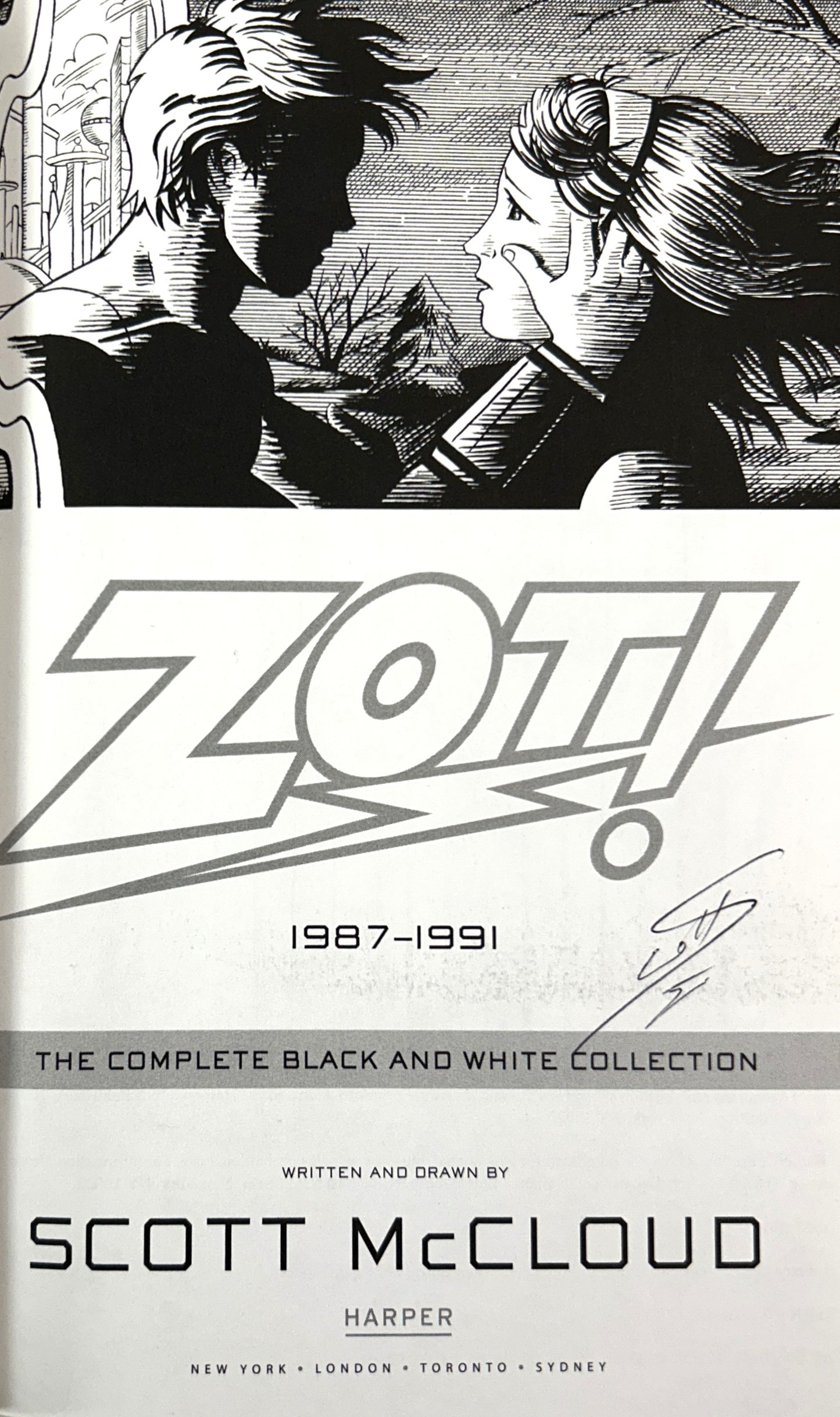 Zot! 1987-1991 The Complete Black & White Collection by Scott McCloud SIGNED