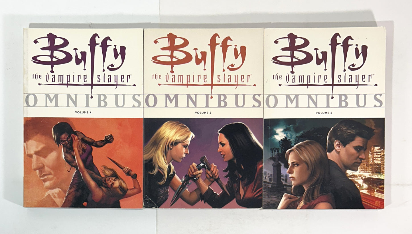 Set of 3 Buffy The Vampire Slayer Omnibuses (#4, #5, + #6) Dark Horse Comics