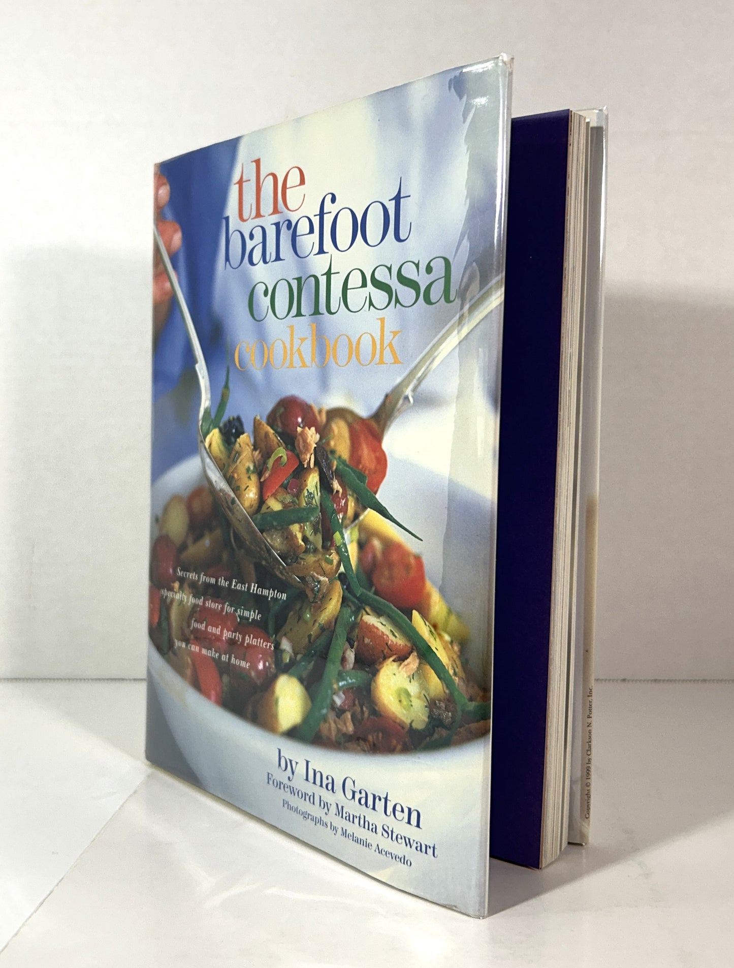 The Barefoot Contessa Cookbook by Ina Garten 1999 INSCRIBED + SIGNED