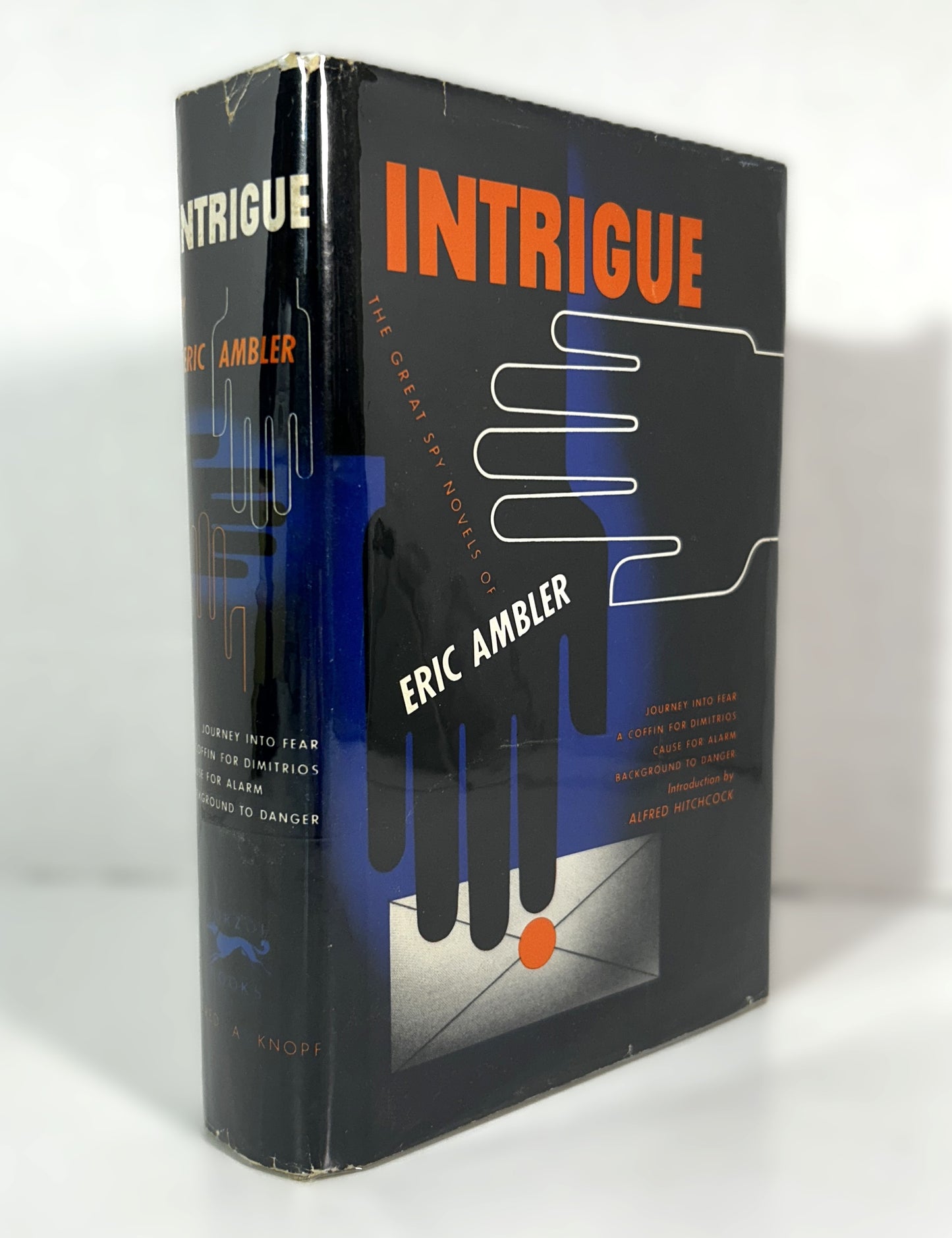 Intrigue: Four Great Spy Novels by Eric Ambler w/ Introduction by Alfred Hitchcock 1960