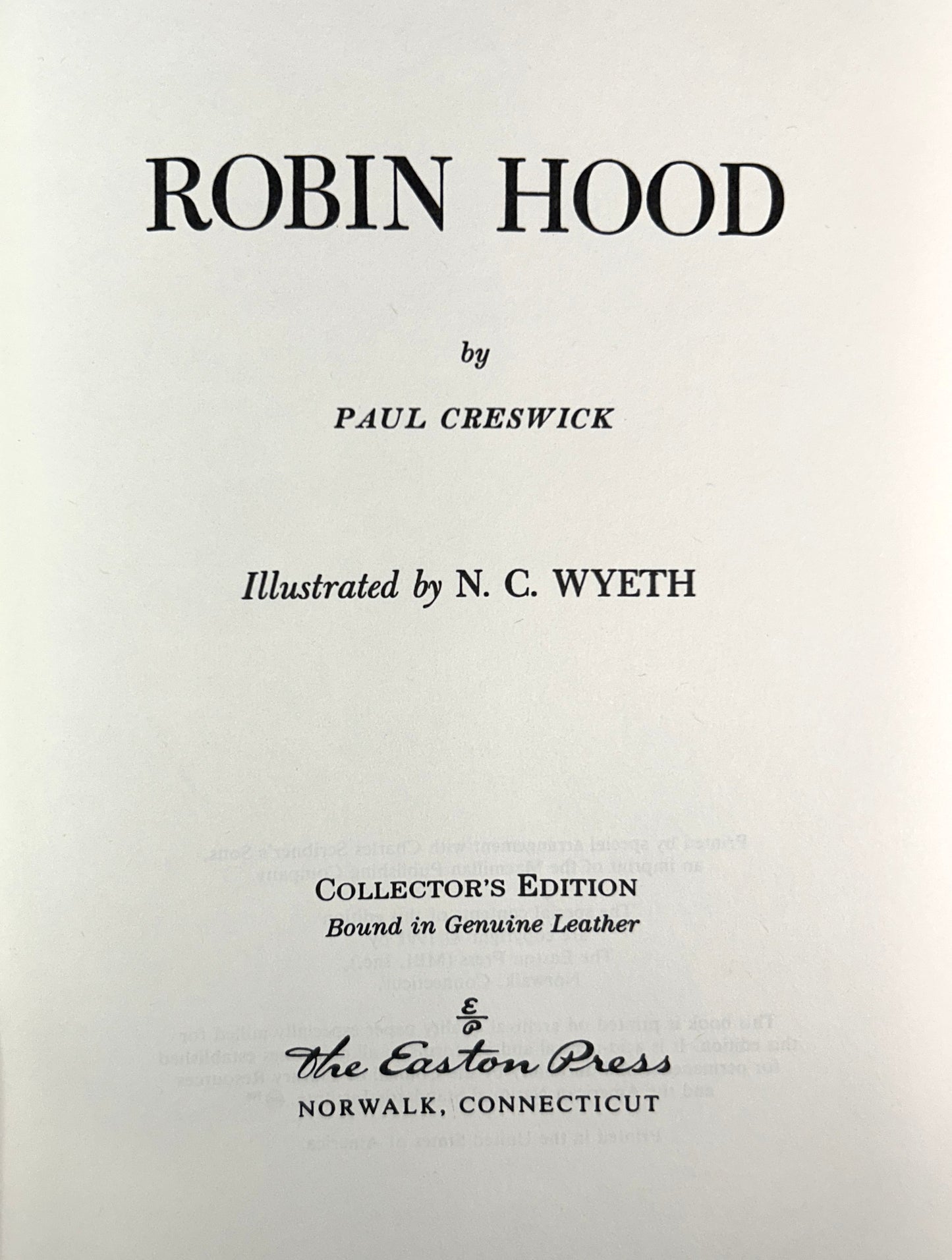 Easton Press: Set of 8 NC Wyeth Collection 1991-1998