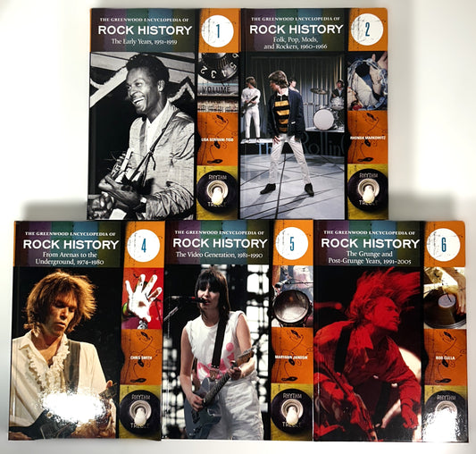 Set of 5 Greenwood Encyclopedia of Rock History 2006