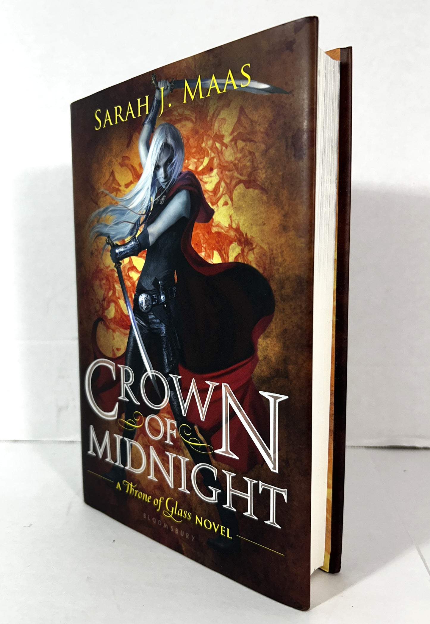 Crown of Midnight (Throne of Glass #2) by Sarah J Maas 1st Edition 1st Print Original Art