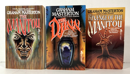 Set of 3 Harry Erskine by Graham Masterton 1982-1988 2nd Printings