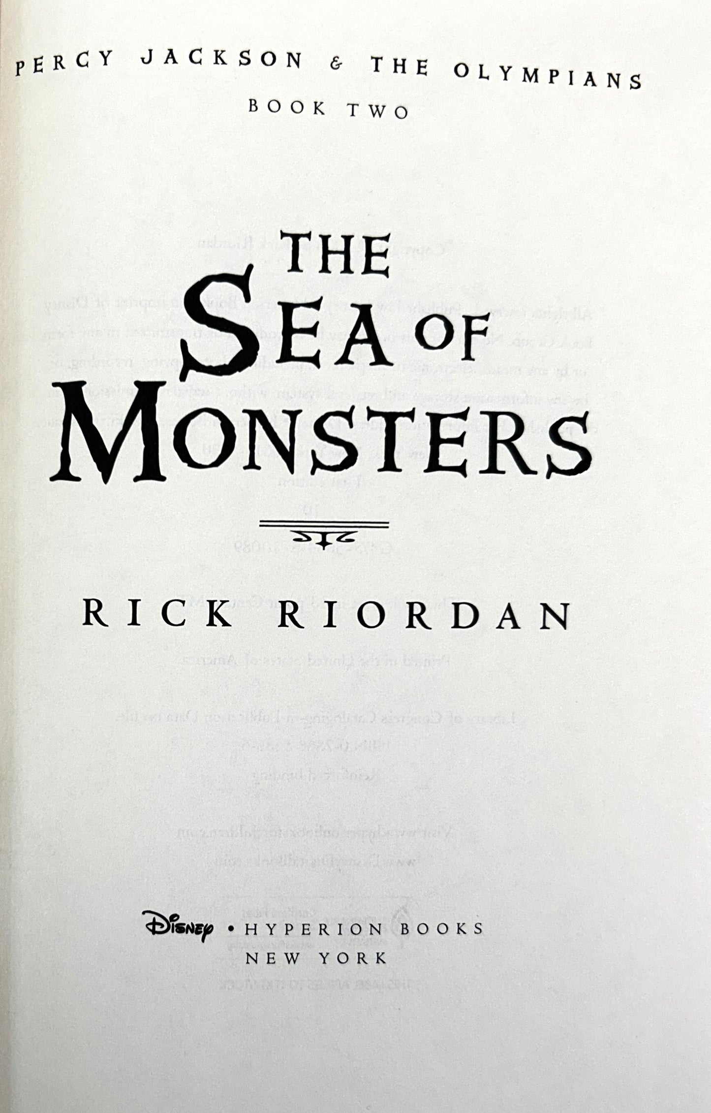 Set of 5 Percy Jackson & the Olympians by Rick Riordan 2005-2009 Early Prints/1st Editions