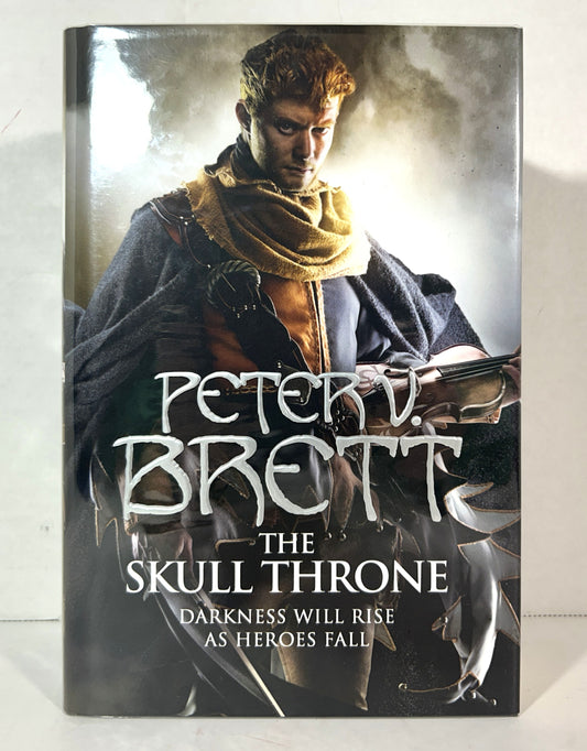The Skull Throne (Demon Cycle #4) by Peter V. Brett 2015 SIGNED Limited Ed #13/25