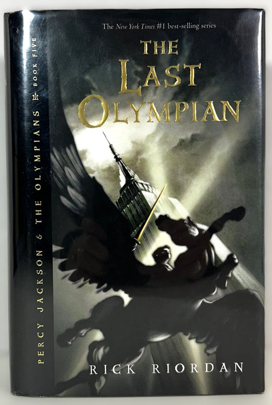 Percy Jackson & The Olympians #5: The Last Olympian by Rick Riordan 2009 1st Edition