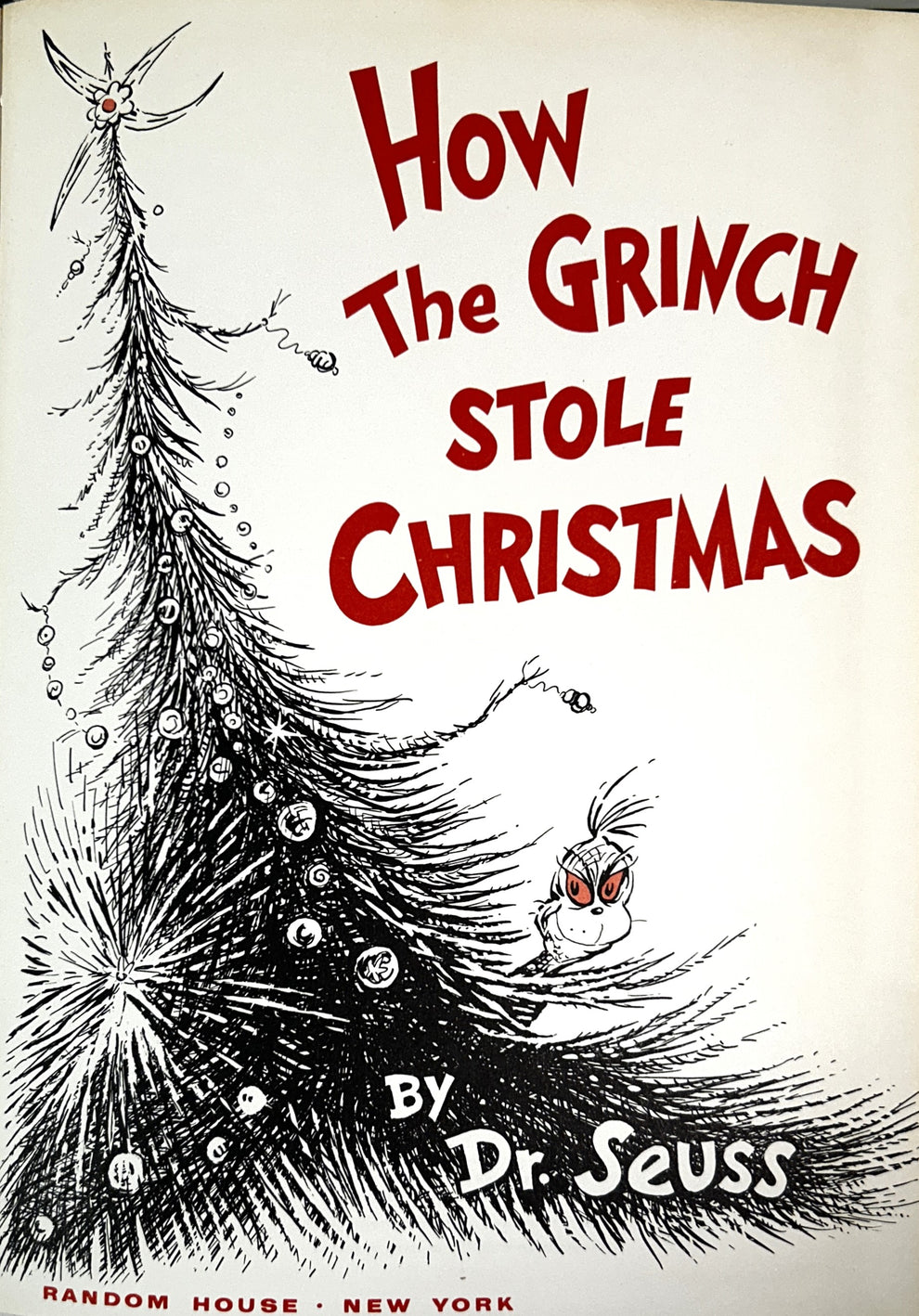 How the Grinch Stole Christmas by Dr. Seuss Early Print – Second Time Books