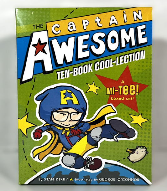 The Captain Awesome 10 Book Collection by Stan Kirby 2022 Box Set SEALED