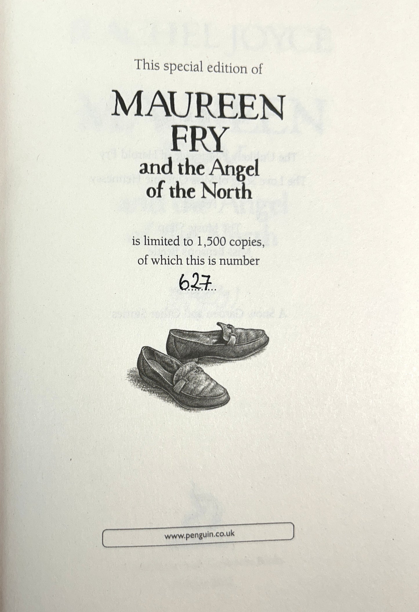Maureen Fry and the Agnel of the North by Rachel Joyce 2022 SIGNED Limited Ed #627/1500