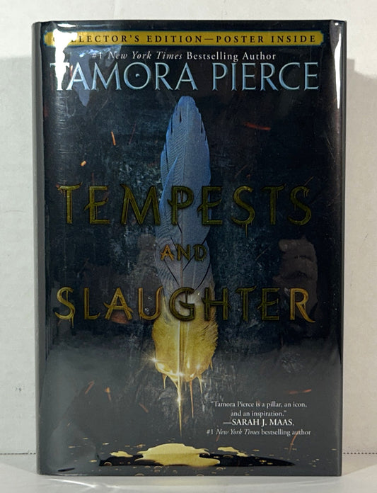 Tempests and Slaughter by Tamora Pierce 2018 SIGNED 1st Edition w/ Poster