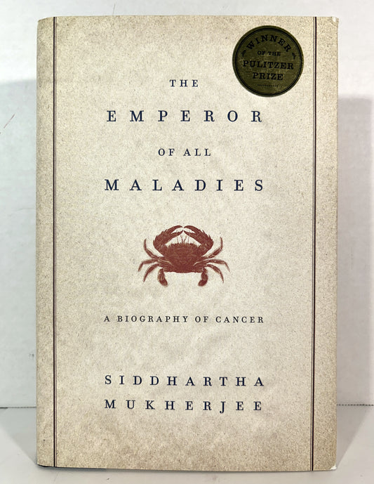 The Emperor of All Maladies: A Biography of Cancer by Siddhartha Mukherjee 2010 SIGNED Bookplate