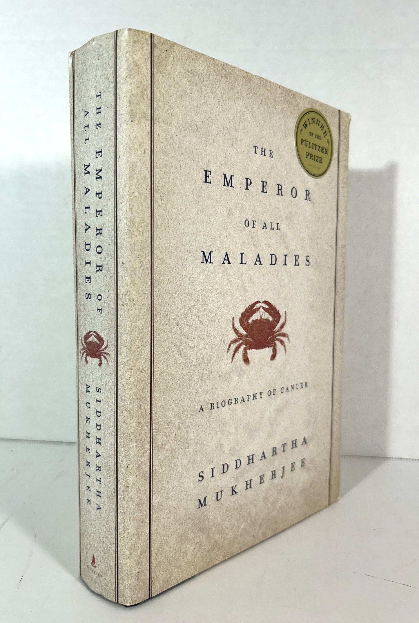 The Emperor of All Maladies: A Biography of Cancer by Siddhartha Mukherjee 2010 SIGNED Bookplate