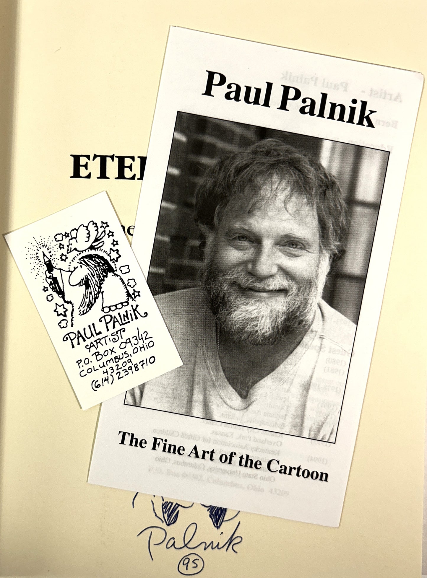 Eternaloons: The Palnik Anthology by Paul Palnik 1991 INSCRIBED