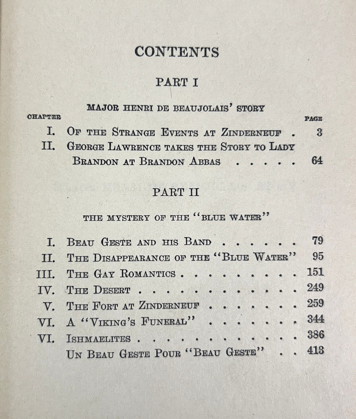 Beau Gestie by PC Wren 1926