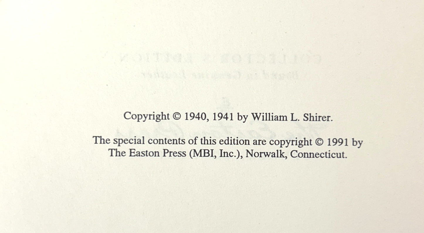 Easton Press: Berlin Diary & End of a Berlin Diary by William L. Shirer 1991