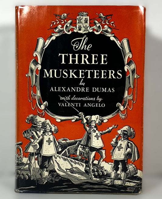 The Three Musketeers by Alexandre Dumas illus by Valenti Angelo 1935