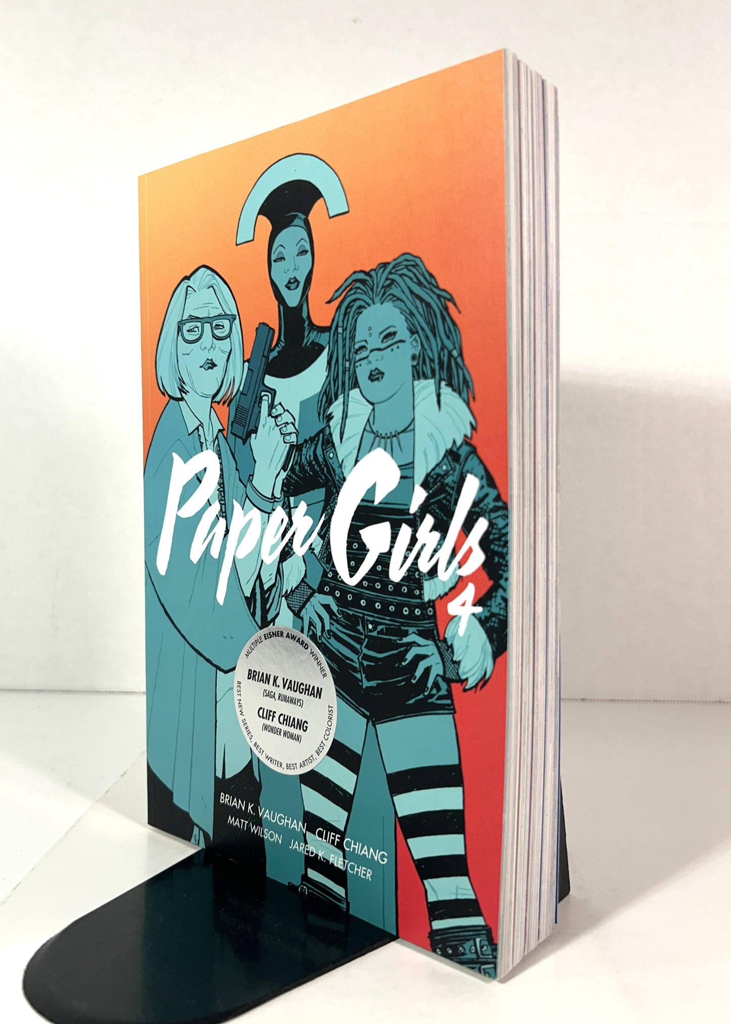 Set of 4 Paper Girls by Brian K. Vaughan 2016-2018 2nd/1st Printings