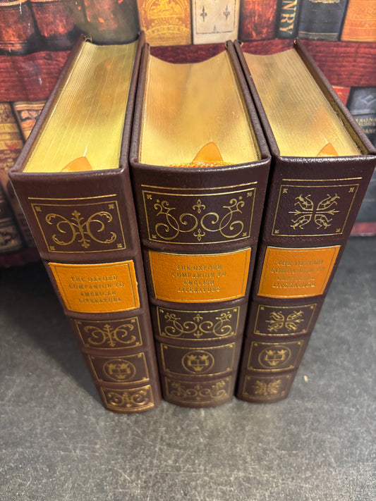 Easton Press: Oxford Companion to Literature (3 Volume Set) Full Leather