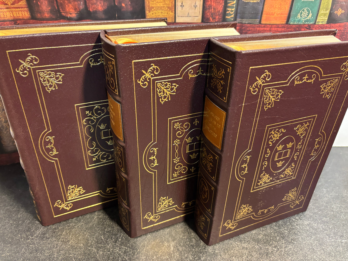 Easton Press: Oxford Companion to Literature (3 Volume Set) Full Leather