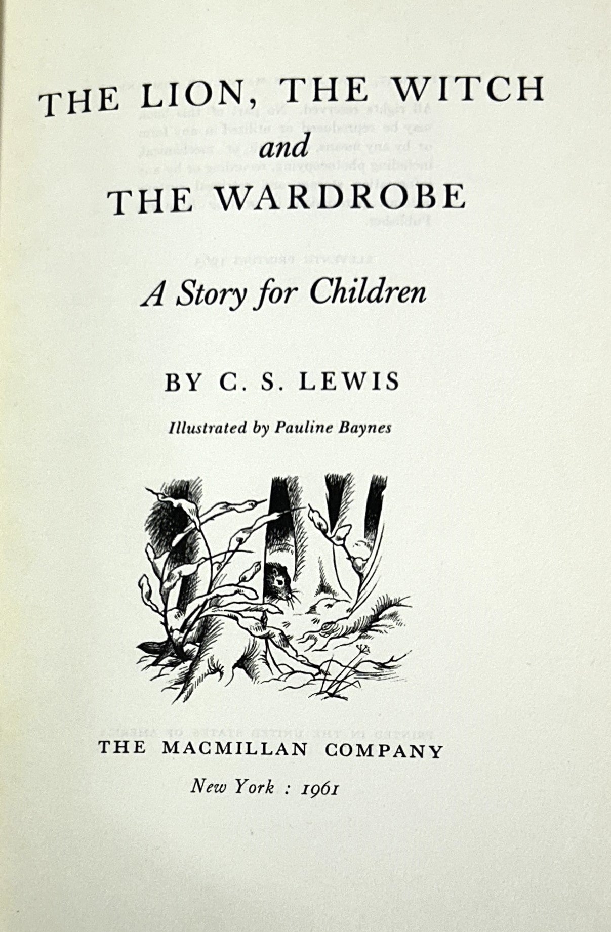 Complete Chronicles of Narnia by CS Lewis c 1960s Macmillan Editions Early Print