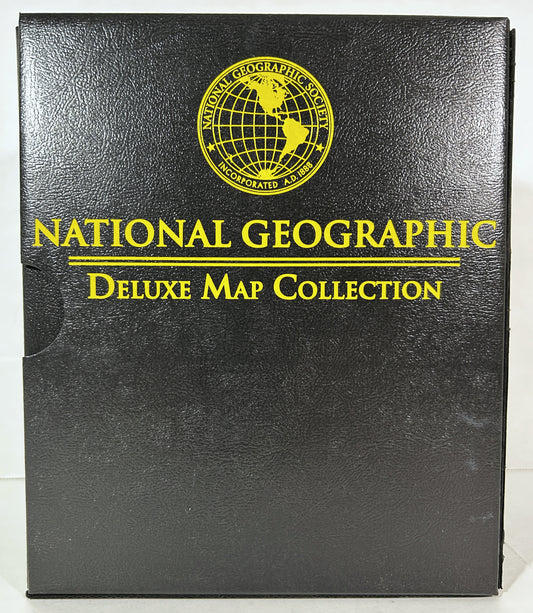 National Geographic Deluxe Map Collection Box Set c 2007 30 Full Color Maps