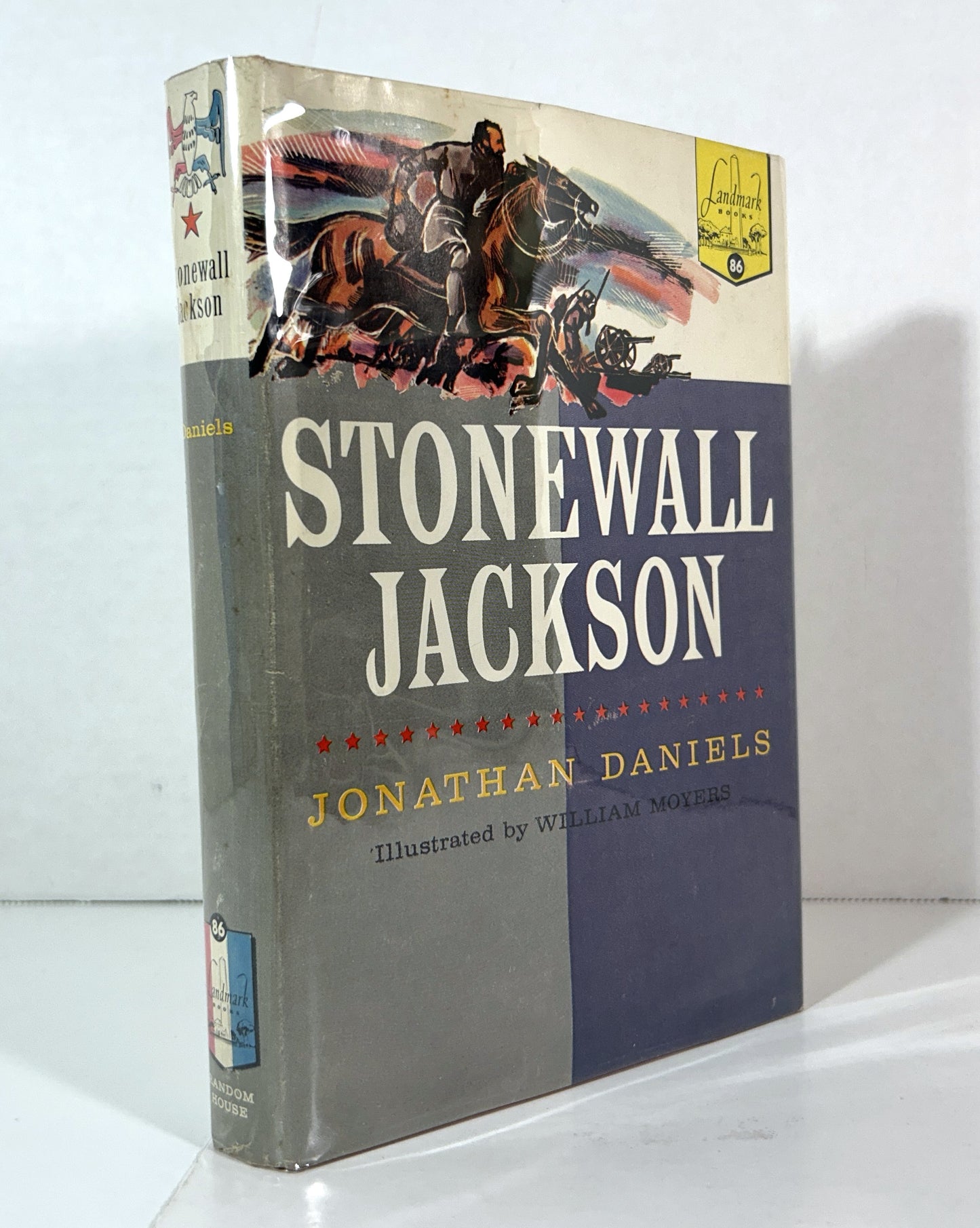 Landmark #86: Stonewall Jackson by Jonathan Daniels 1959 1st w/ SIGNED Letter