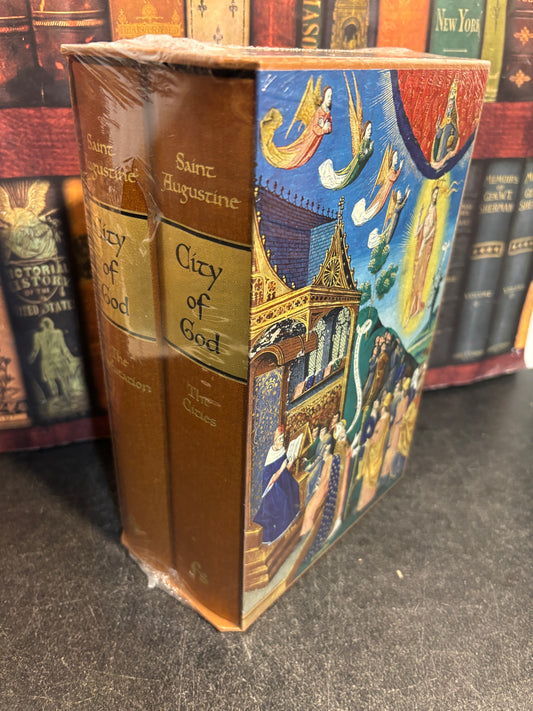 Folio Society: City of the God by Saint Augustine 2 Vol HB Set w/ Slipcase NEW & SEALED