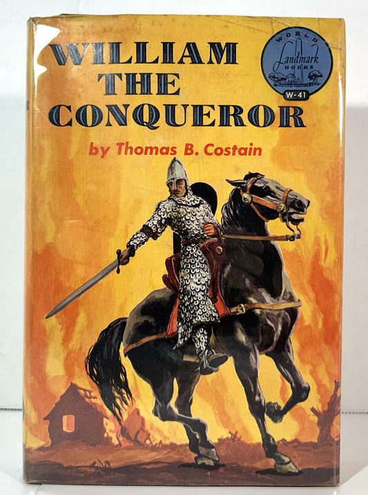 Landmark W-41: William the Conqueror by Thomas Costain 1959 1st w/ SIGNED Letter
