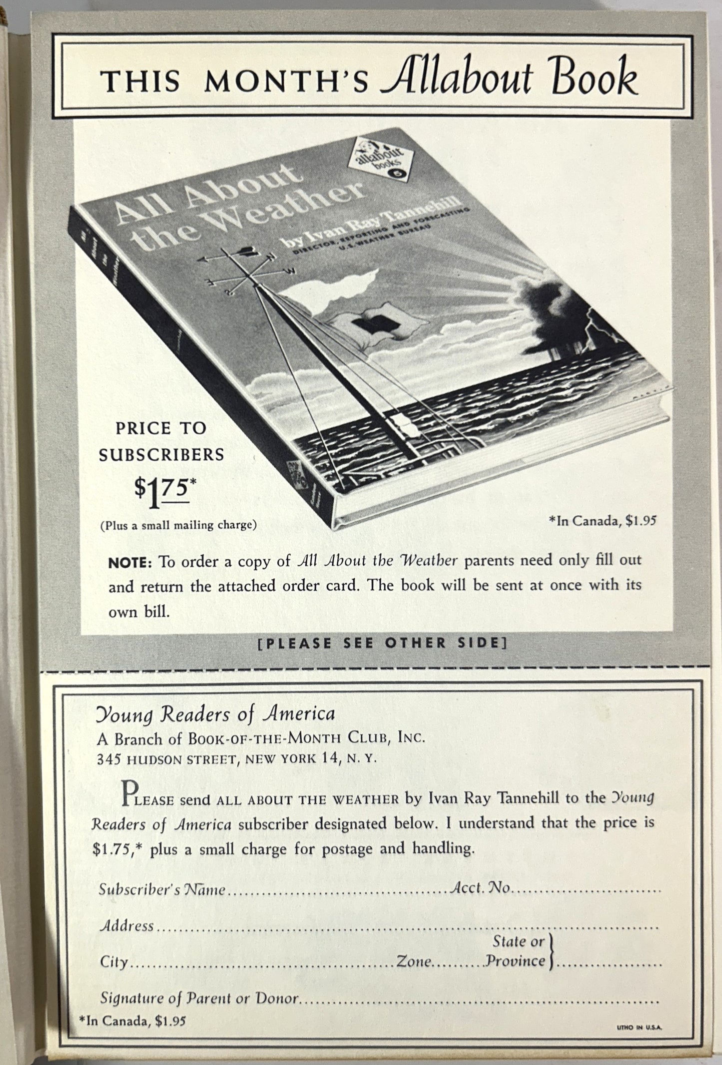 Landmark W-41: William the Conqueror by Thomas Costain 1959 1st w/ SIGNED Letter