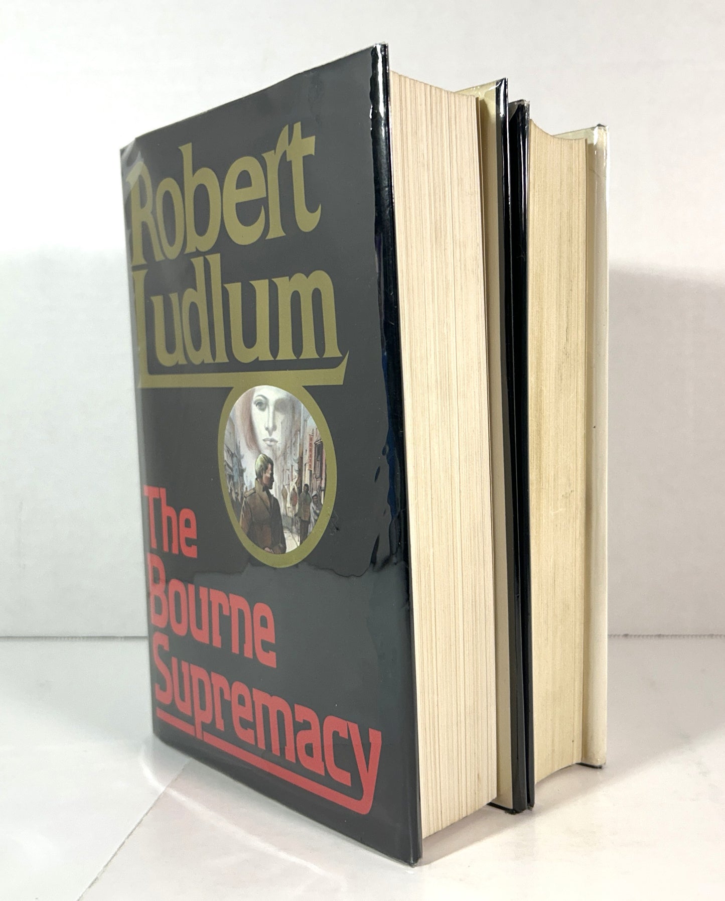 The Bourne Identity by Robert Ludlum 1980 SIGNED 1st Ed w/ Bourne Supremacy 2nd