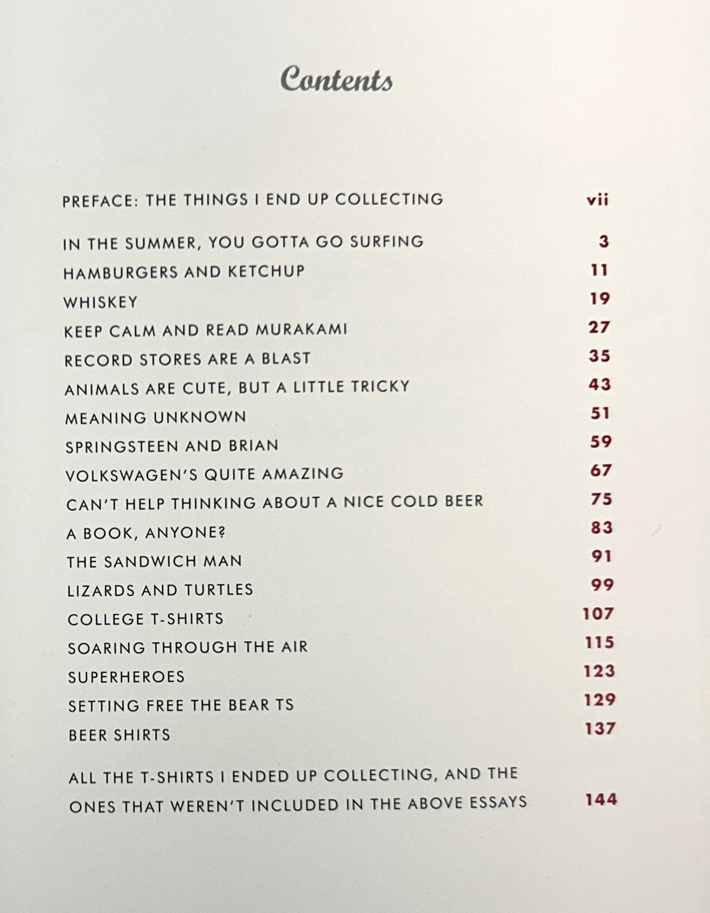 Murakami T: The T-Shirts I Love by Haruki Murakami 2021