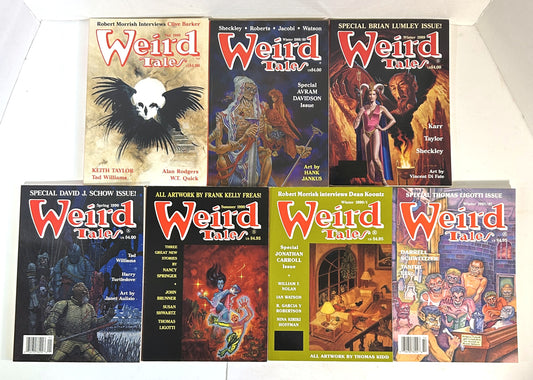 Set of 7 Weird Tales Fall 1998-Winter 1991-92