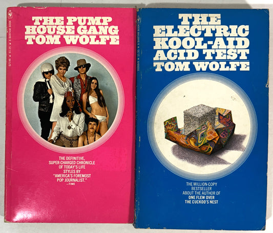 Set of 2 Tom Wolfe Novels 1972-1976