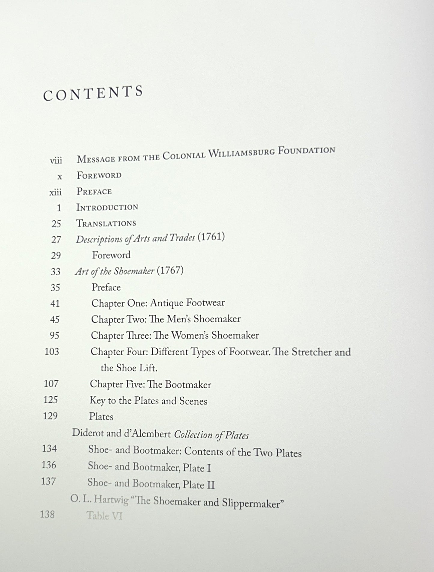 M. de Garsault's 1767 Art of the Shoemaker Translated & Annotated by DA Saguto 2009