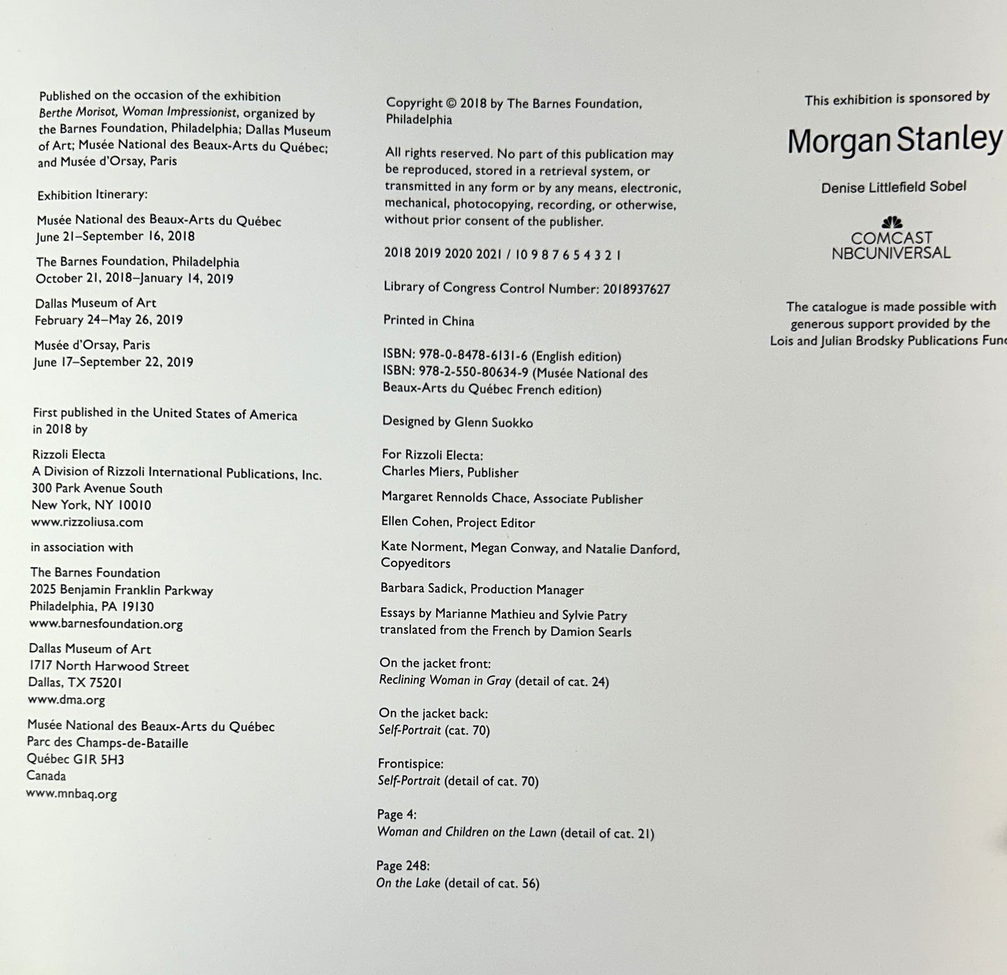 Berthe Morisot: Woman Impressionist by Cindy Kang 2018