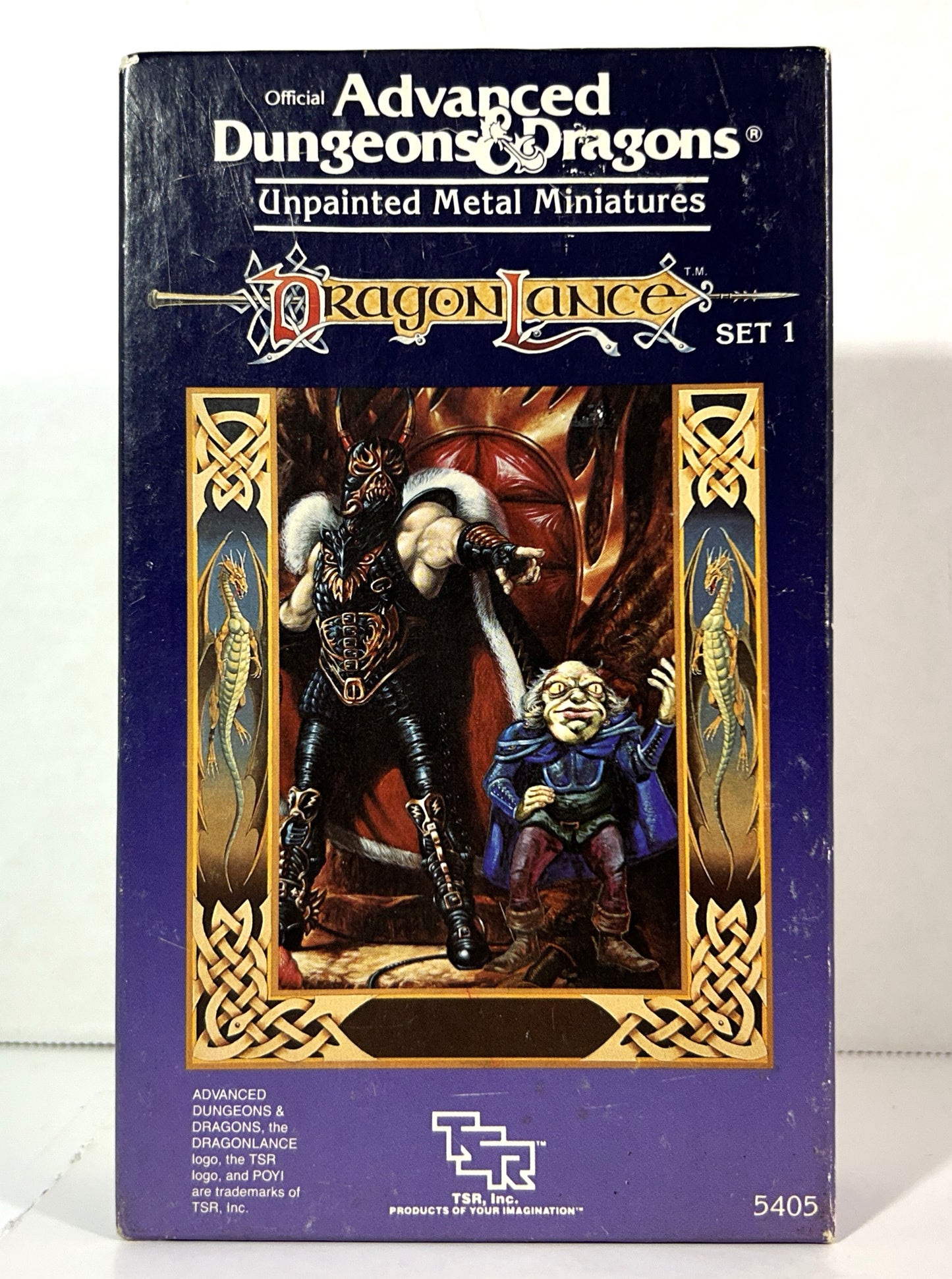 Official Advanced Dungeons & Dragons: Unpainted Metal Miniatures: Dragon Lance Set 1 8 Figures